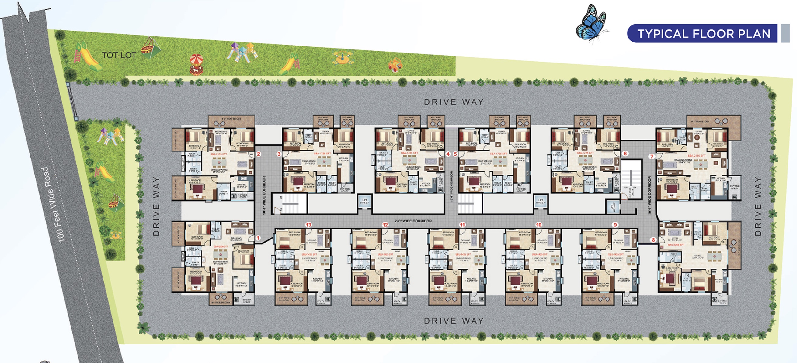 Home Town Heights master plan layout